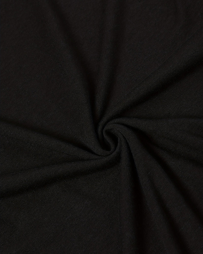 V-Neck Suspender Slit Printed Dress