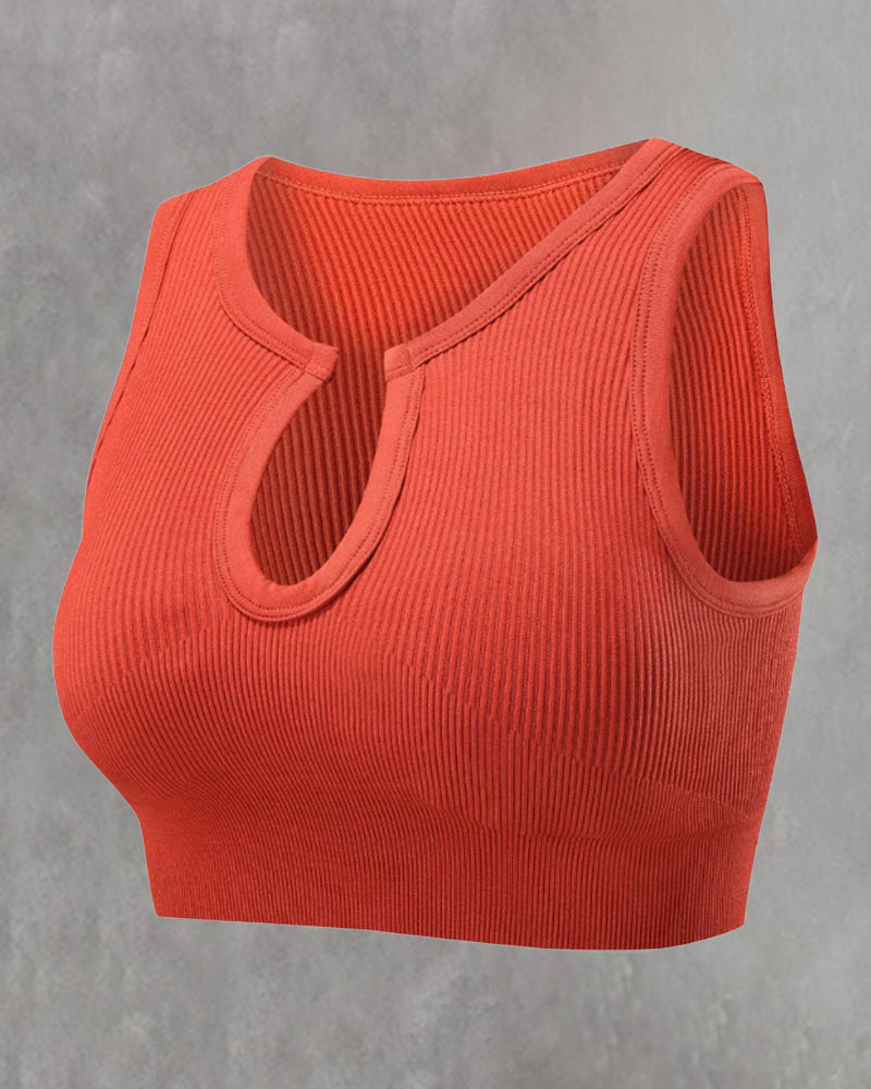 Yoga Sports With Bra Tank Top