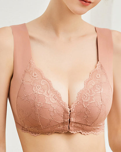 Seamless Push-Up Lace Bra