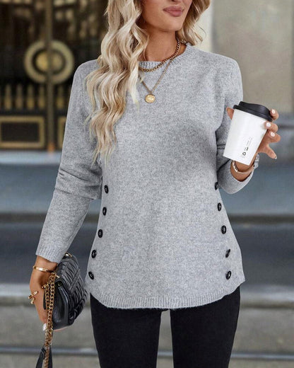 Button-Down Pullover Jumper