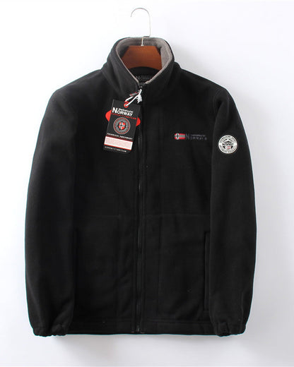 Men's Double-Layer Fleece Jacket & 50% OFF