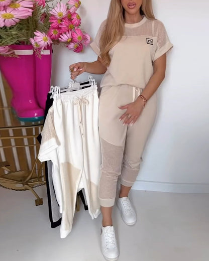 Casual Fashion Printed Two-Piece Set