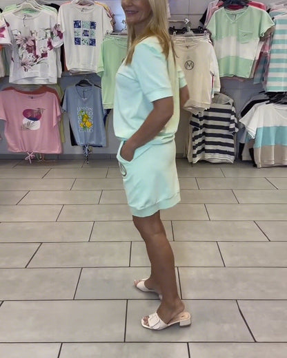 Printed Stylish Casual Suit