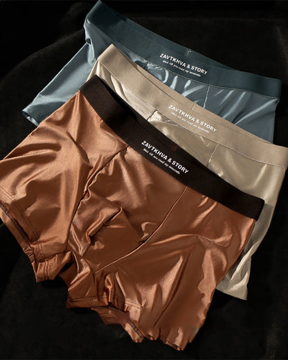 Luxury Ice Silk Men’S Boxer Briefs