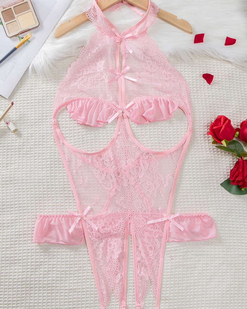 Lace Hollow Sexy One-Piece Underwear