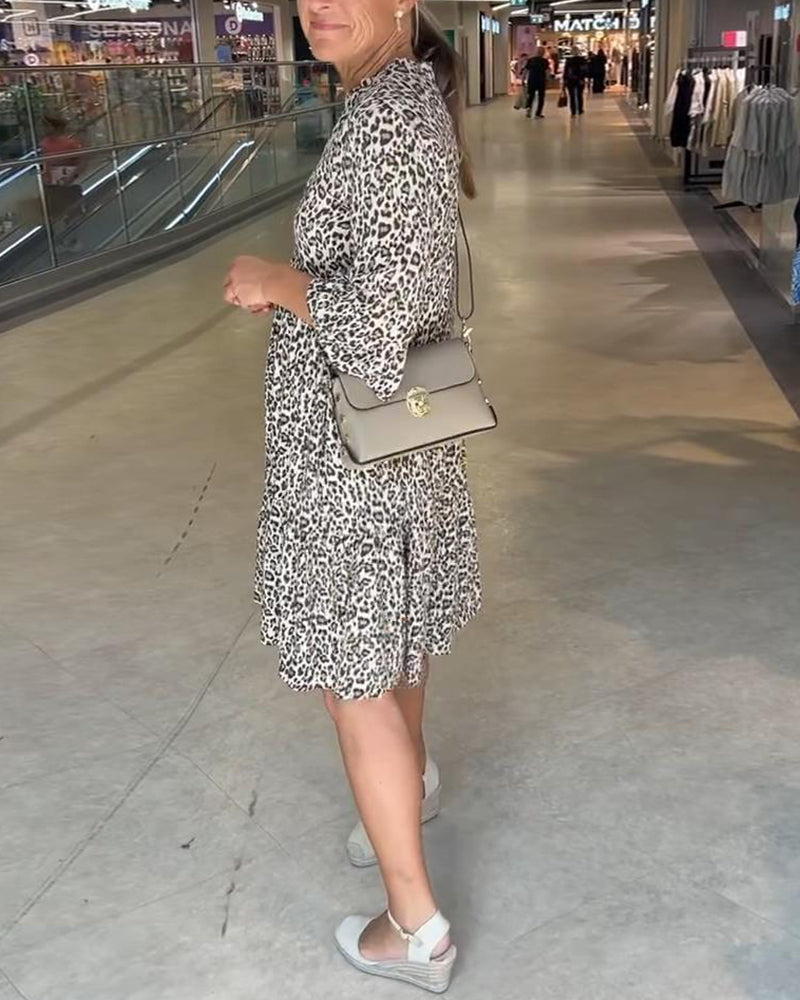 Leopard Print Dress