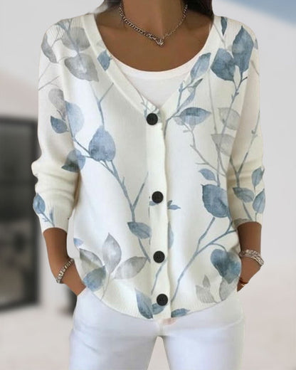 Botanical-Inspired Cardigan