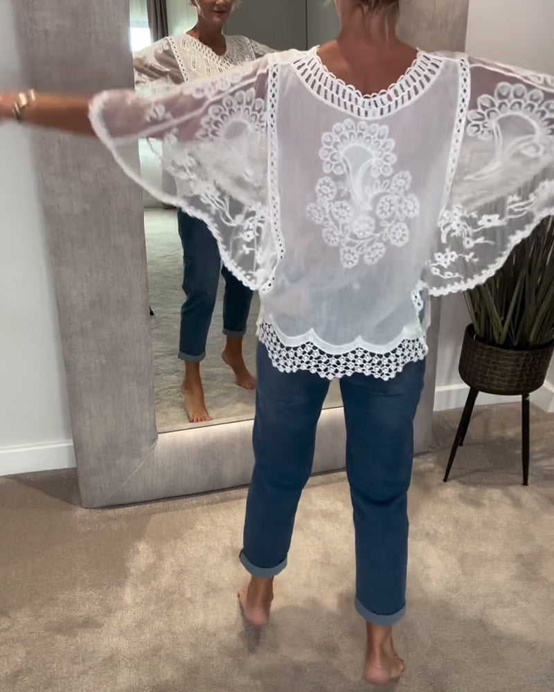 V-Neck Stylish Blouse