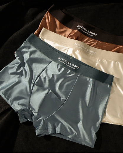 Luxury Ice Silk Men’S Boxer Briefs