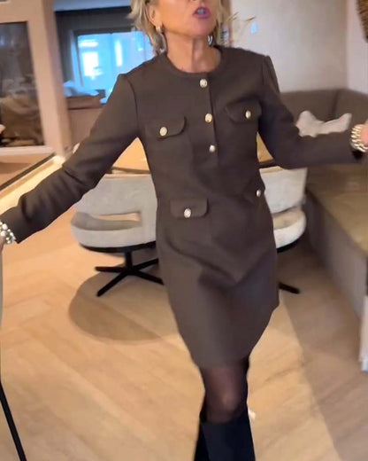 Elegant And Slim Chanel Style Dress