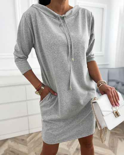 Casual Fashion Hooded Dress