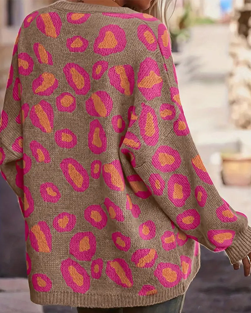 Casual V-Neck Warm Loose Pullover