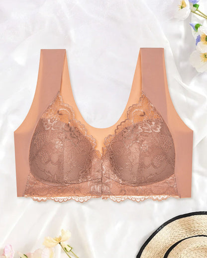 Seamless Push-Up Lace Bra