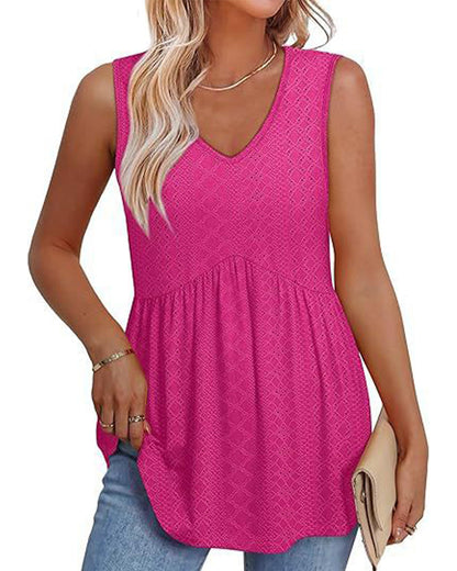 Stylish And Elegant Sleeveless Tank Top