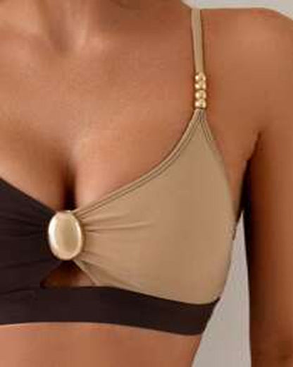 High Waist Sexy Bra Triangle Swimsuit