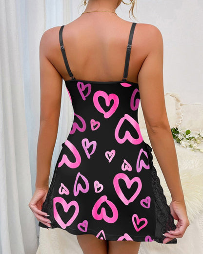 Sexy Lace Nightgown Lingerie