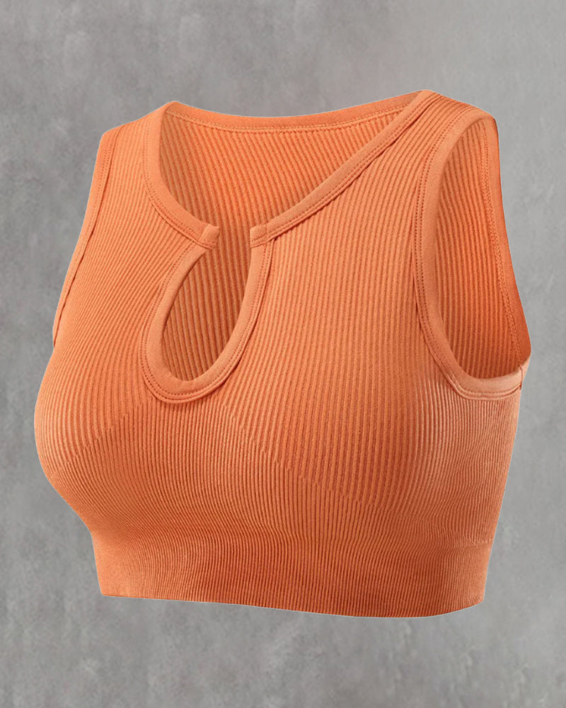 Yoga Sports With Bra Tank Top