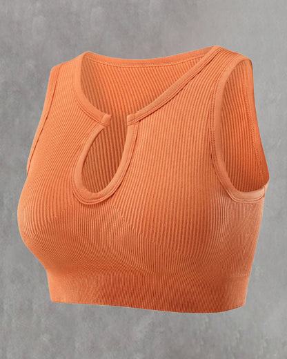 Yoga Sports With Bra Tank Top