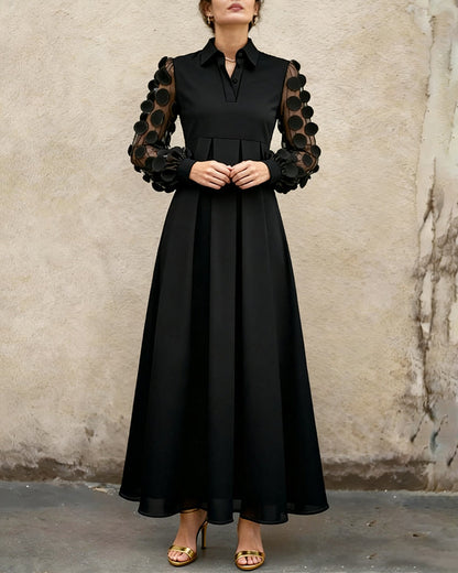 Fashionable V-Neck Elegant Dress