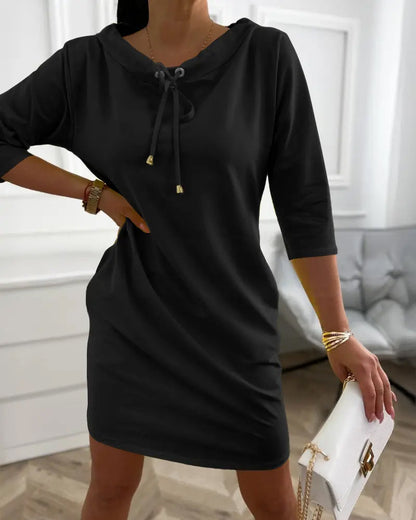 Casual Fashion Hooded Dress