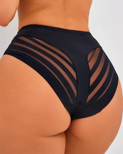 Mesh Mid-Rise Briefs Lingerie