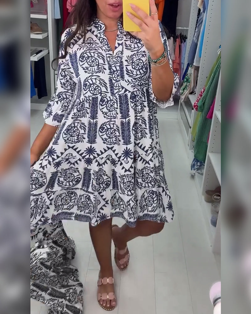 Fashion Street Print Dress