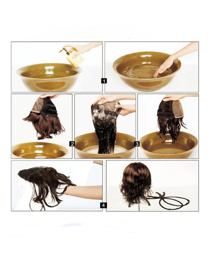 Curly Wavy Frizzy Hair Extension with Ponytail