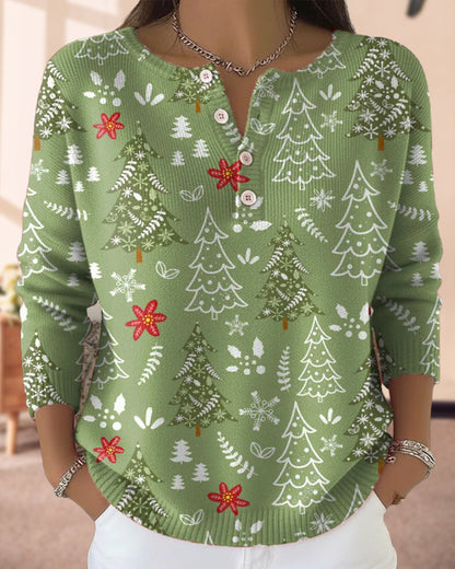 Christmas Tree Pattern Sweater