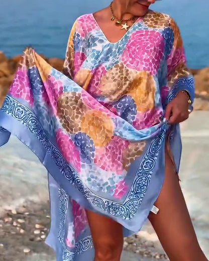 Resort Print Swimsuit Cover Up