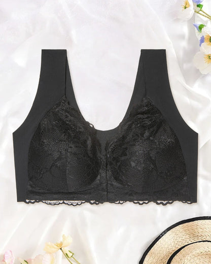 Seamless Push-Up Lace Bra