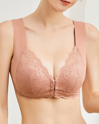 Seamless Push-Up Lace Bra
