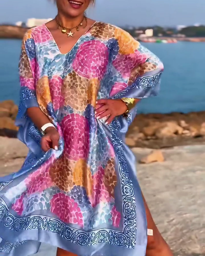 Resort Print Swimsuit Cover Up