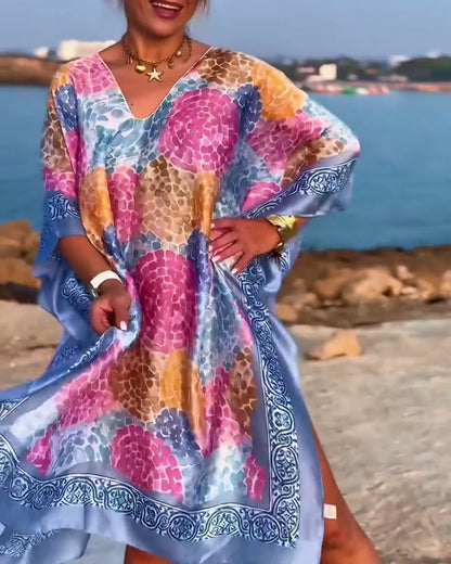 Resort Print Swimsuit Cover Up