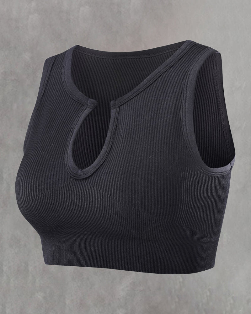 Yoga Sports With Bra Tank Top