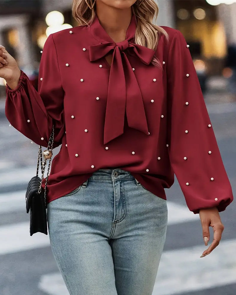 Ribbons, Beads and Temperamental Blouse