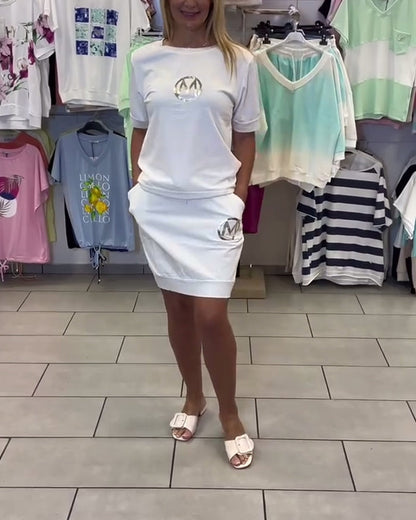 Printed Stylish Casual Suit