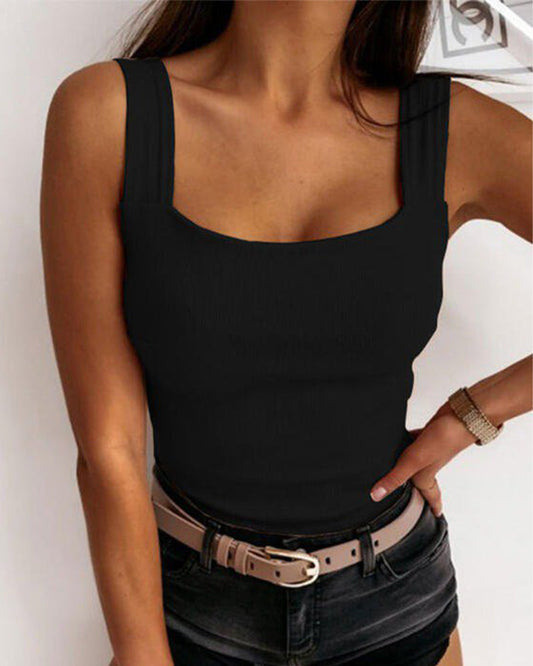 Women's Square Neckline Tank Top