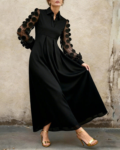 Fashionable V-Neck Elegant Dress