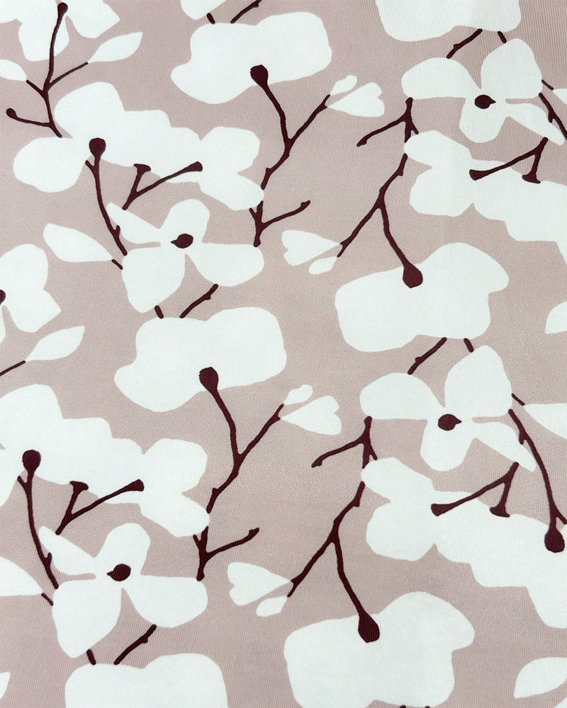 Sleeveless Floral Print Dress