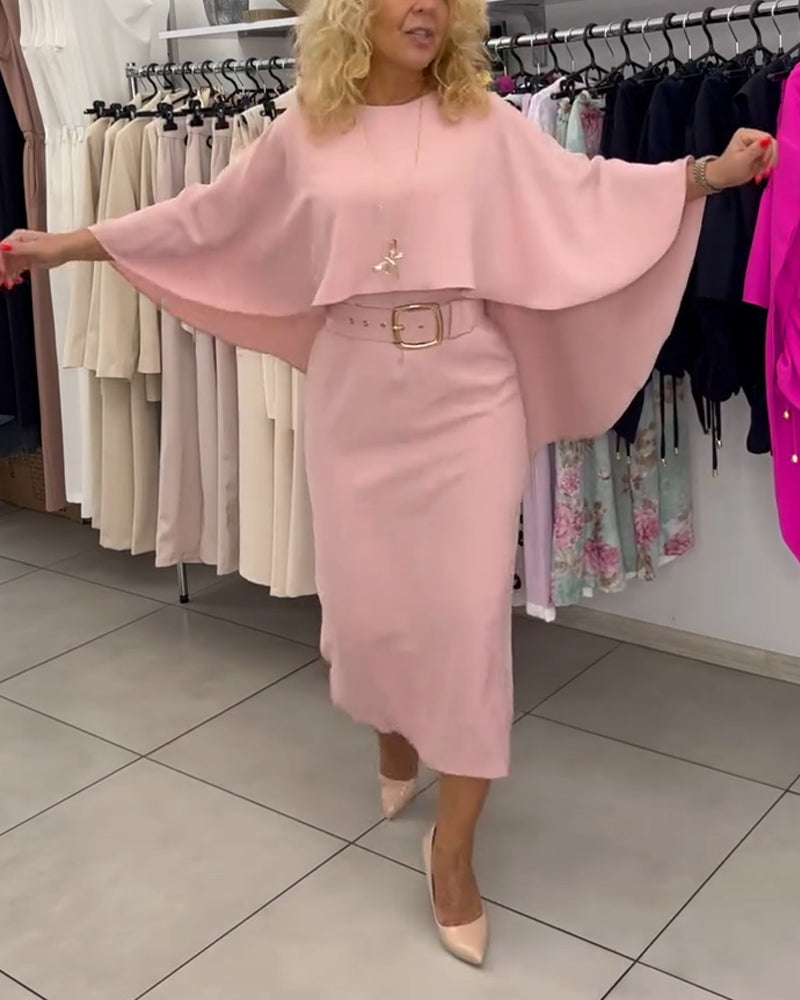 Fashionable Round Neck Elegant Dress