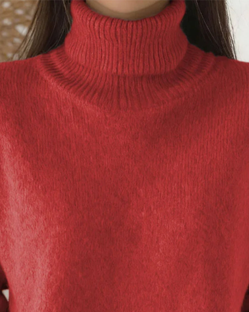Turtleneck Lazy Style Pullover