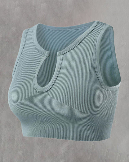 Yoga Sports With Bra Tank Top