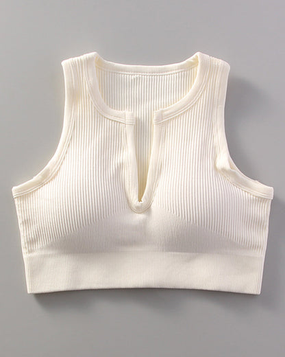 Yoga Sports With Bra Tank Top