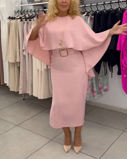 Fashionable Round Neck Elegant Dress