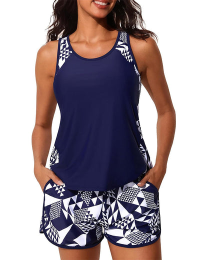 Pocket Printed Shorts Beach Bikini