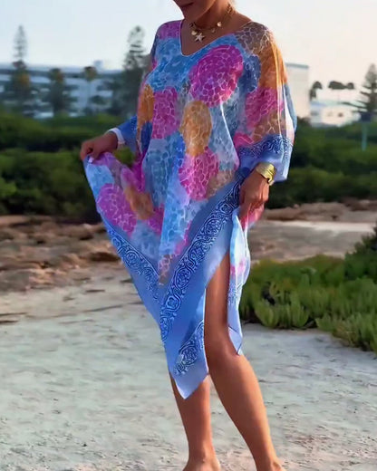 Resort Print Swimsuit Cover Up