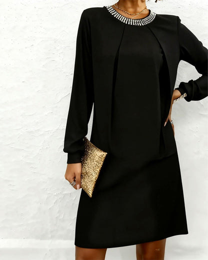 Fashionable And Elegant Long Sleeve Dress