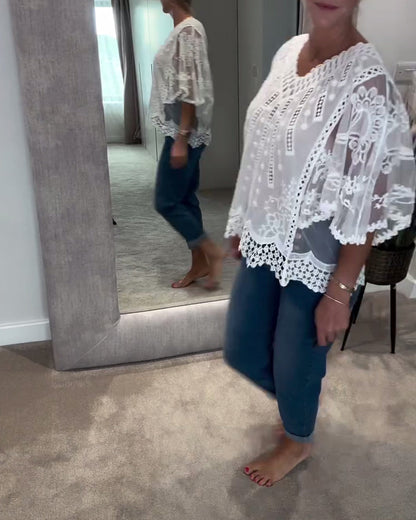 V-Neck Stylish Blouse